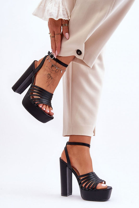 sandalen op hak model 181640 Step in style