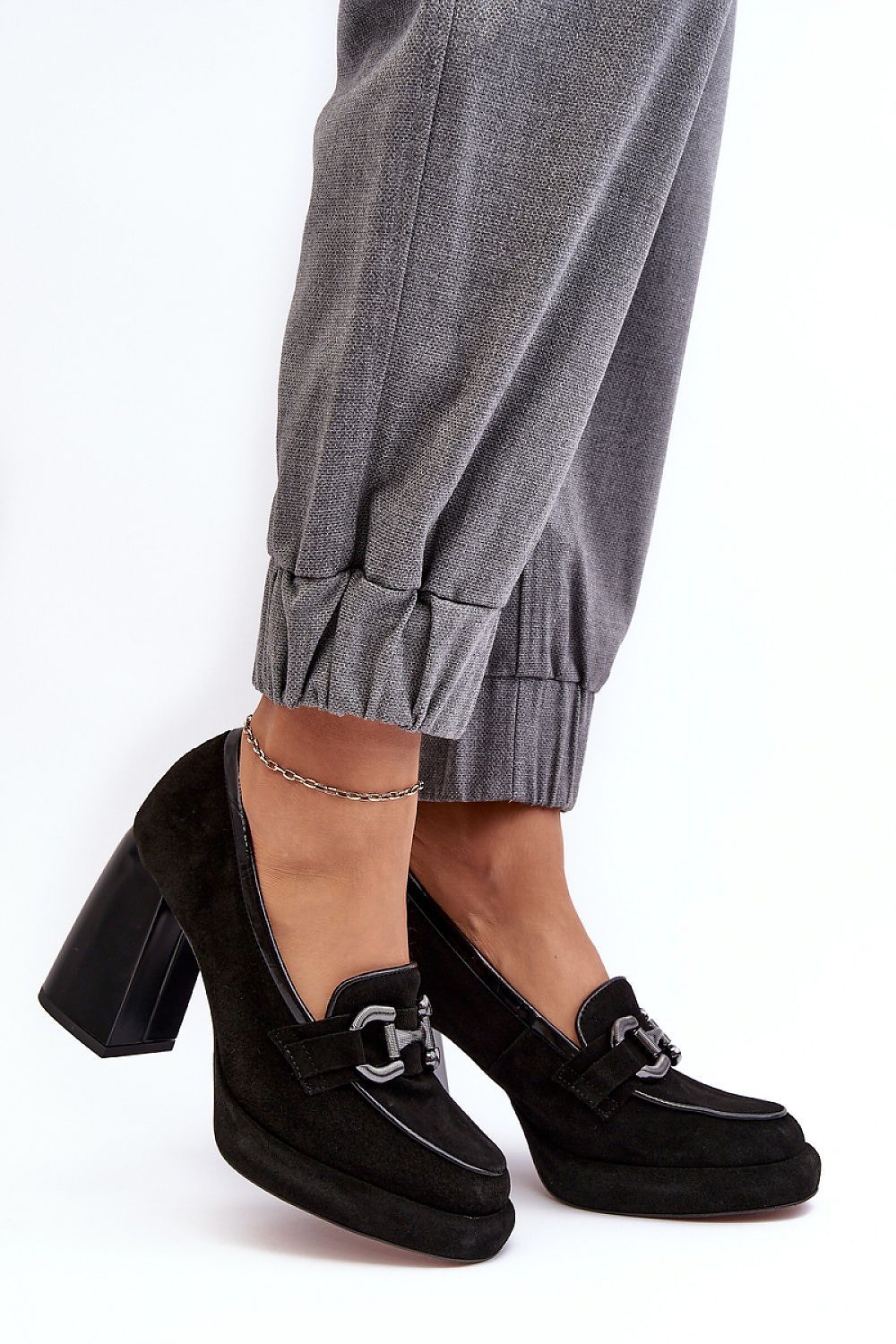  Pumps met dikke hak model 188521 Step in style 