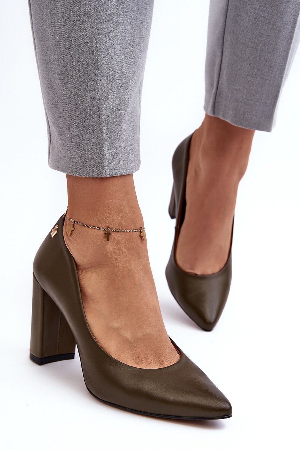  Pumps met dikke hak model 188524 Step in style 