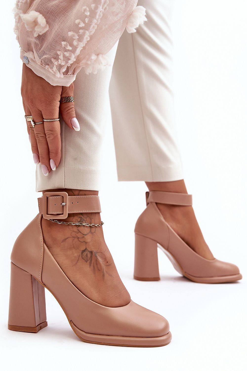  Pumps met dikke hak model 188527 Step in style 