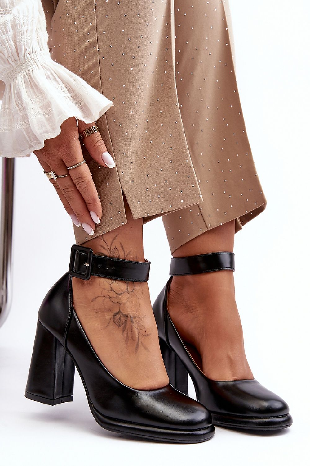 Pumps met dikke hak model 188528 Step in style 