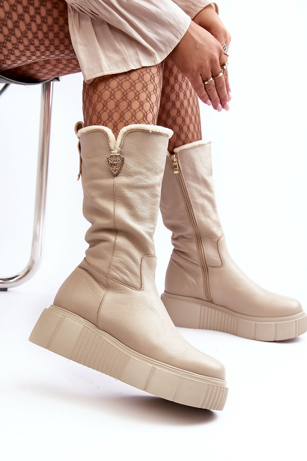  Laarzen met sleehak model 188530 Step in style 