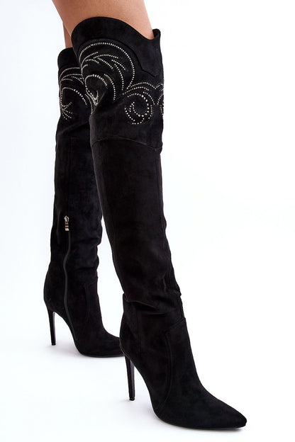  Laarzen met hoge hakken model 188715 Step in style 