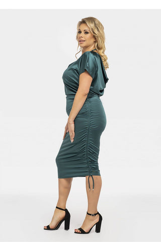  Plus size jurk model 190945 Karko 