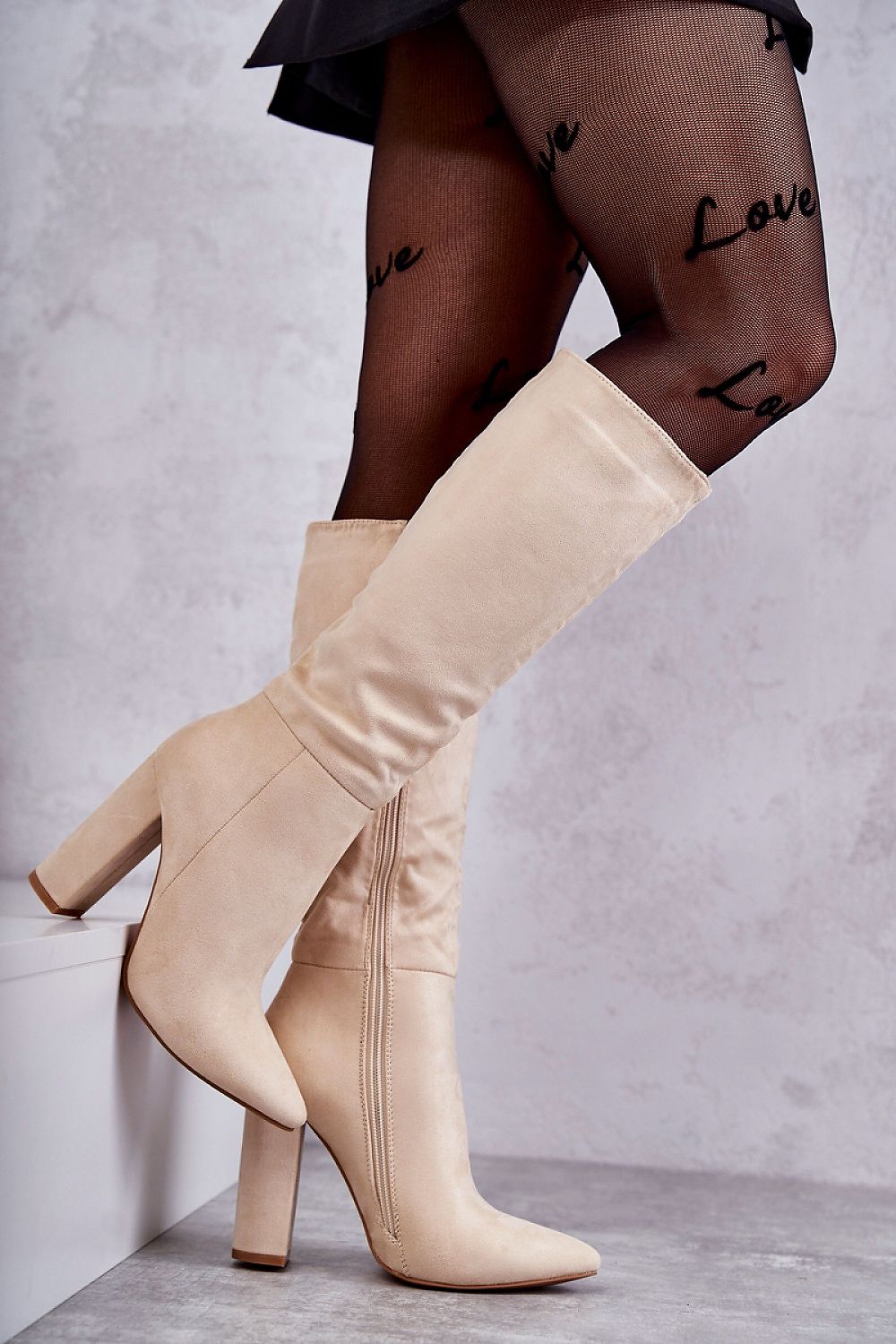  Laarzen met hoge hakken model 191046 Step in style 