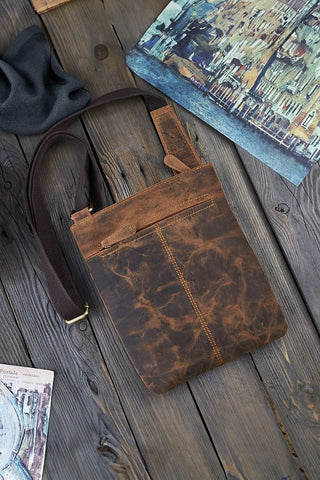  Handtas uit natuurlijke huid model 191538 Galanter 