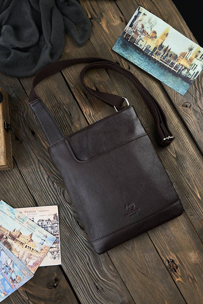  Handtas uit natuurlijke huid model 191539 Galanter 