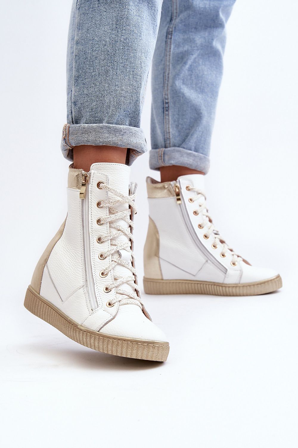  sportschoenen met sleehak model 192301 Step in style 