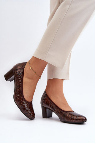  Pumps met dikke hak model 192918 Step in style 