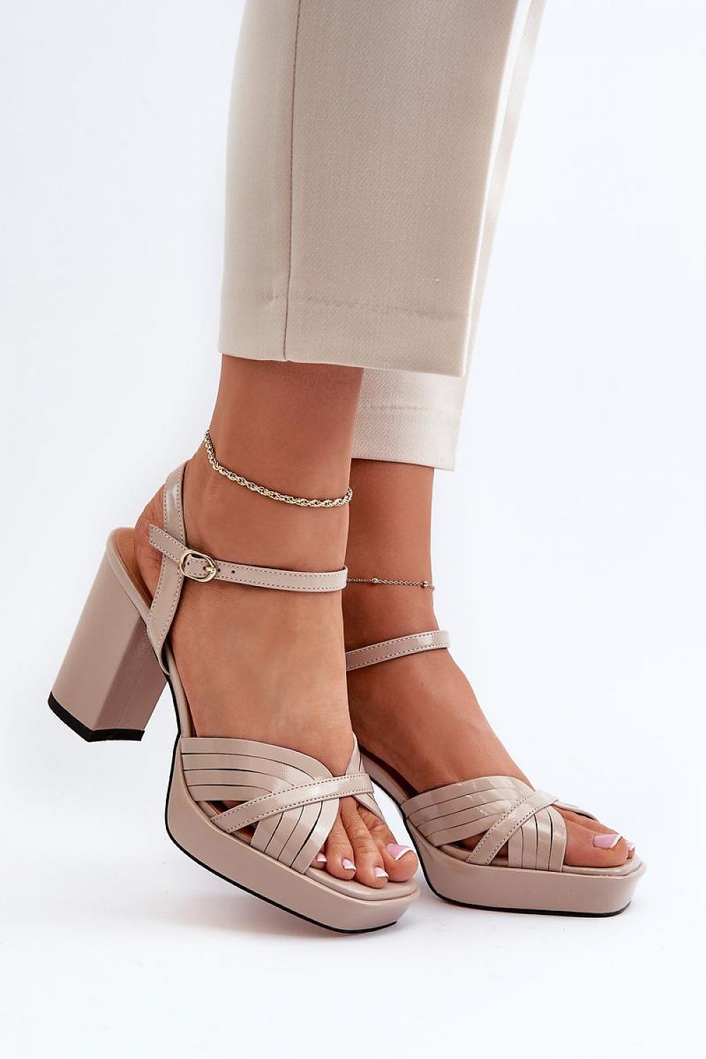  sandalen op hak model 195544 Step in style 