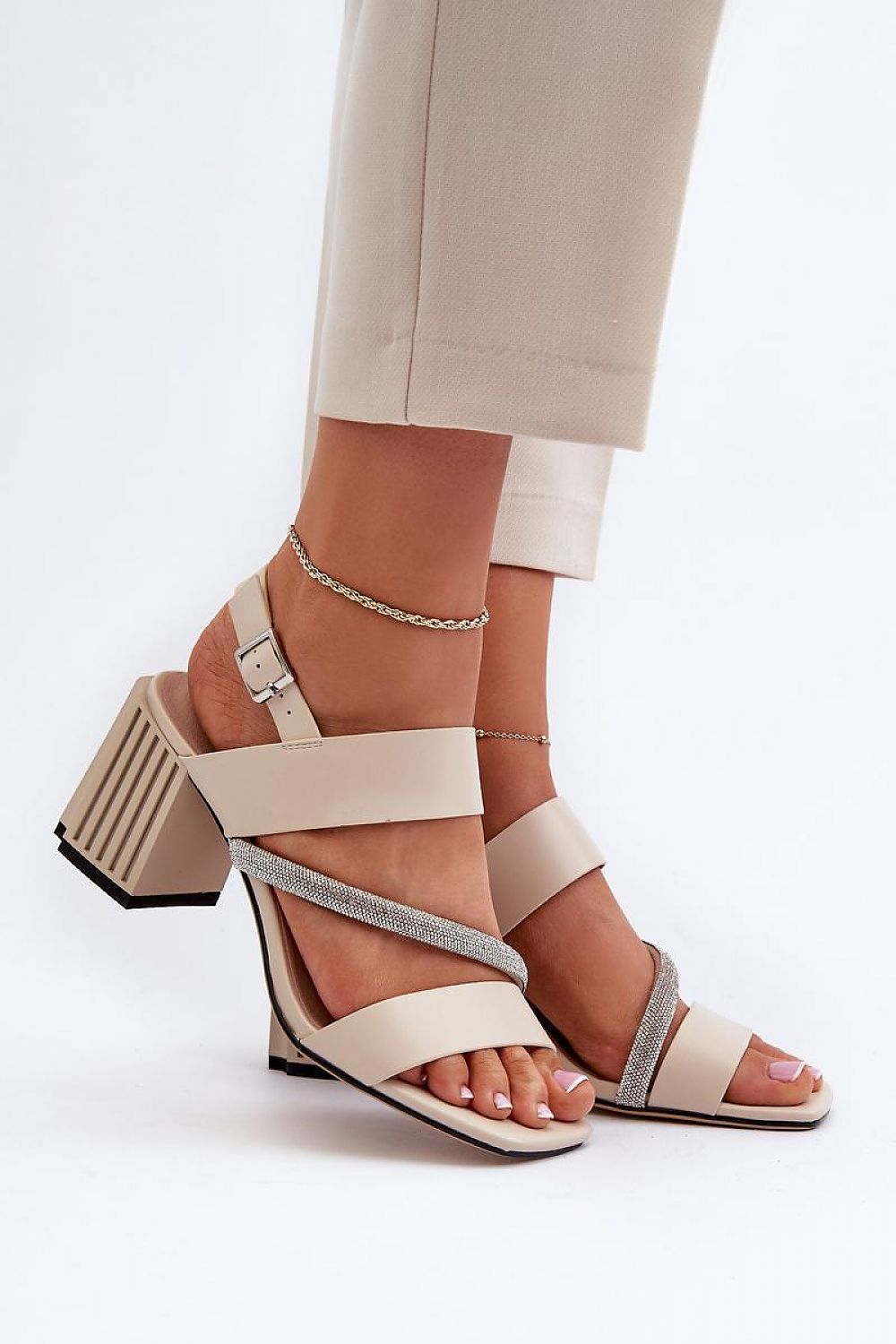  sandalen op hak model 195551 Step in style 