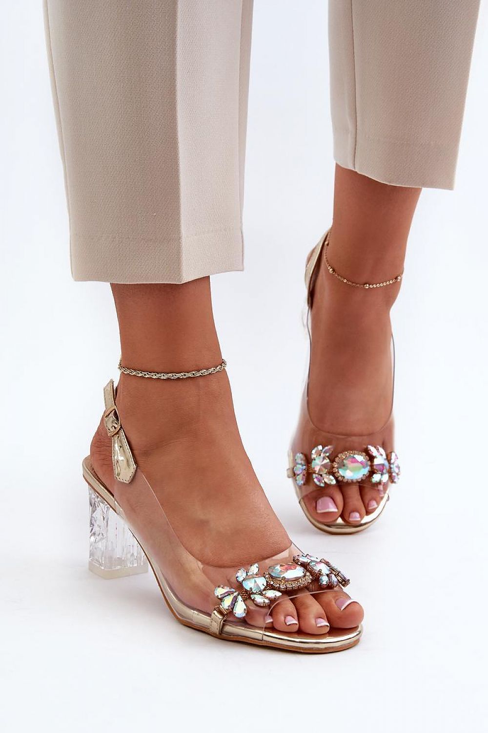  sandalen op hak model 195563 Step in style 