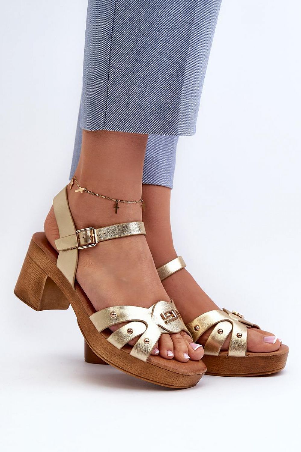  sandalen op hak model 196334 Step in style 