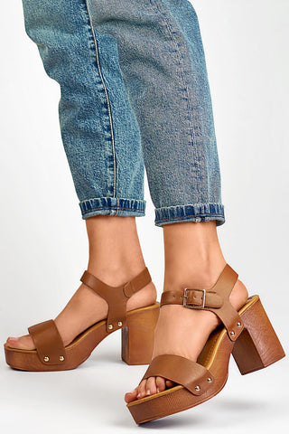  sandalen op hak model 196987 PRIMO 