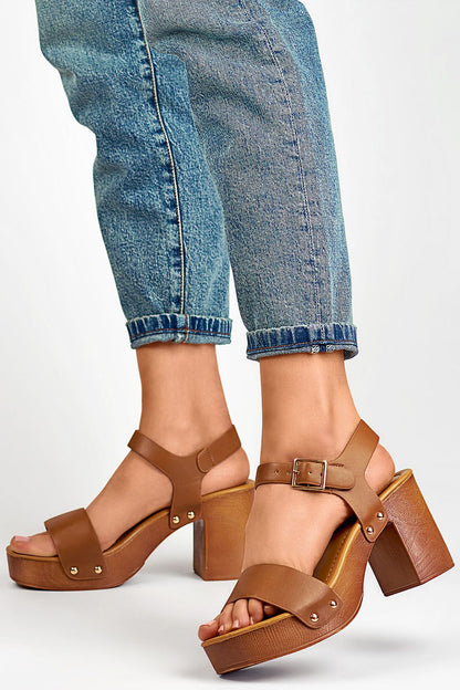  sandalen op hak model 196987 PRIMO 