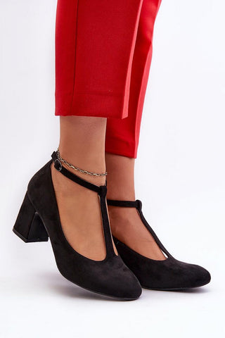  Pumps met dikke hak model 197240 Step in style 