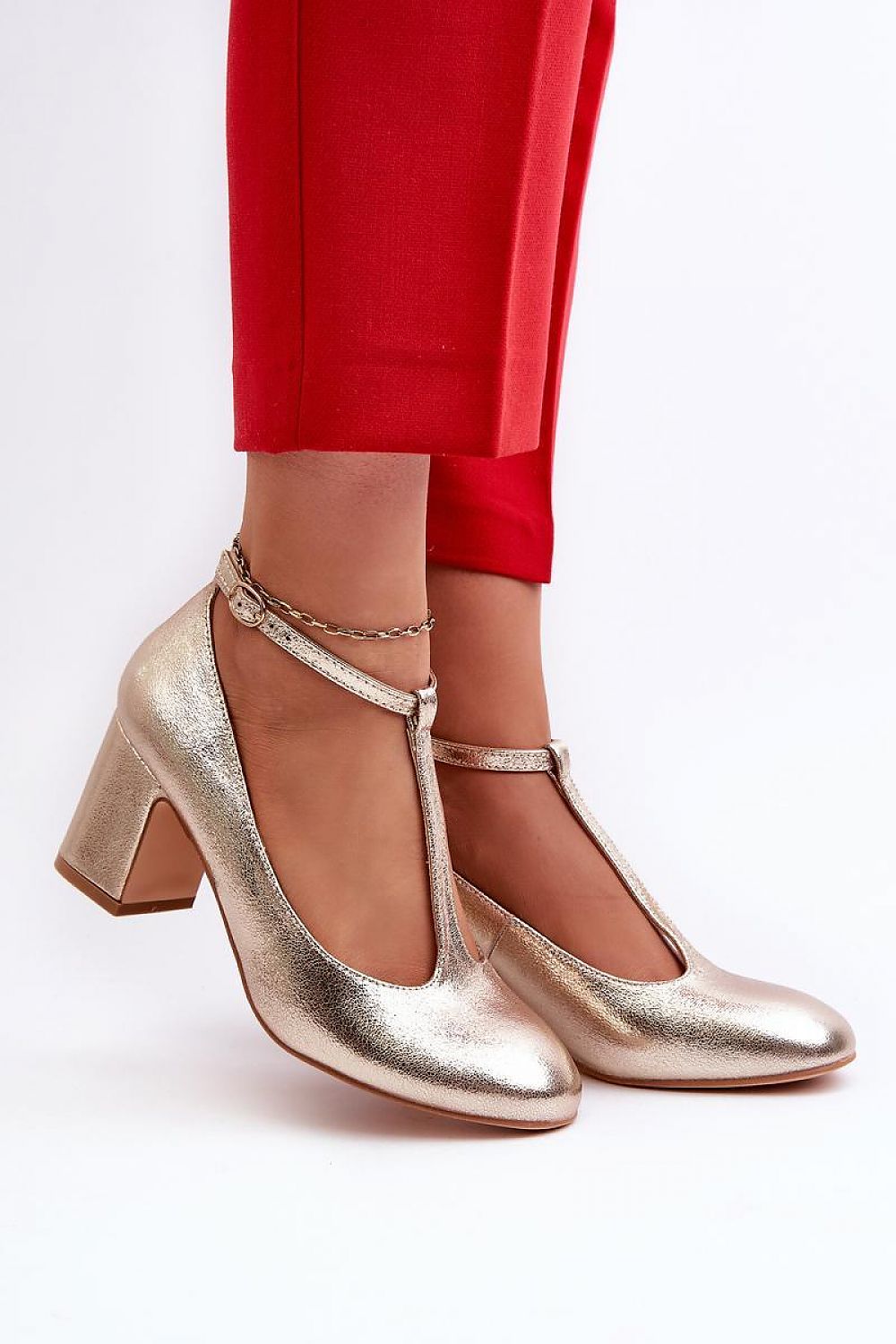  Pumps met dikke hak model 197241 Step in style 