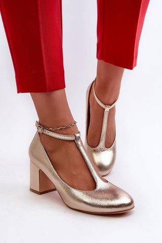  Pumps met dikke hak model 197241 Step in style 