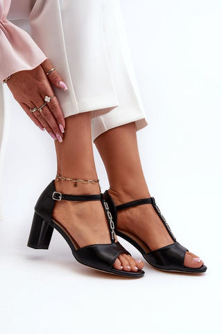  sandalen op hak model 198199 Step in style 