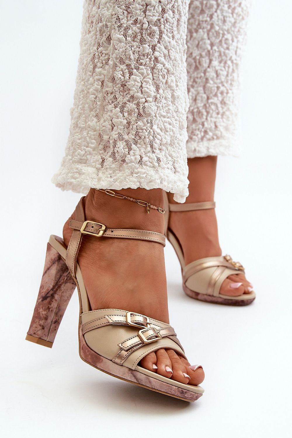  sandalen op hak model 198398 Step in style 