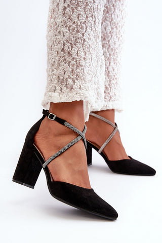  Pumps met dikke hak model 198517 Step in style 