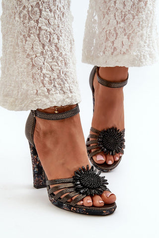  sandalen op hak model 198879 Step in style 