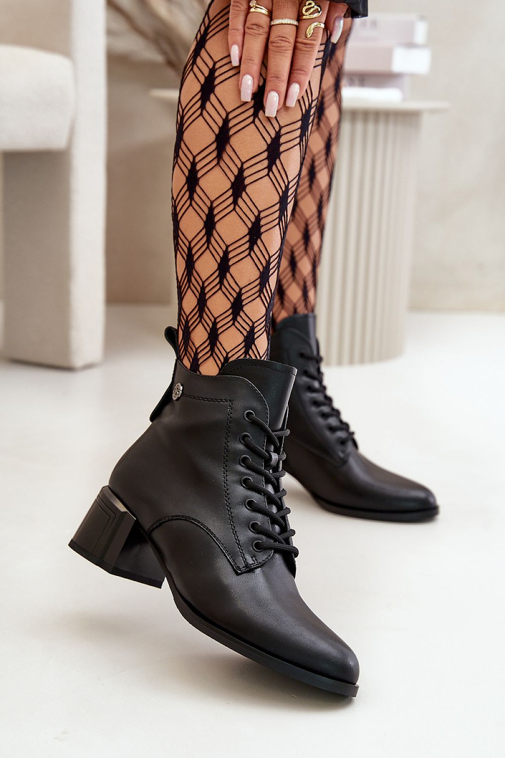  Laarsjes met hoge hak model 199301 Step in style 