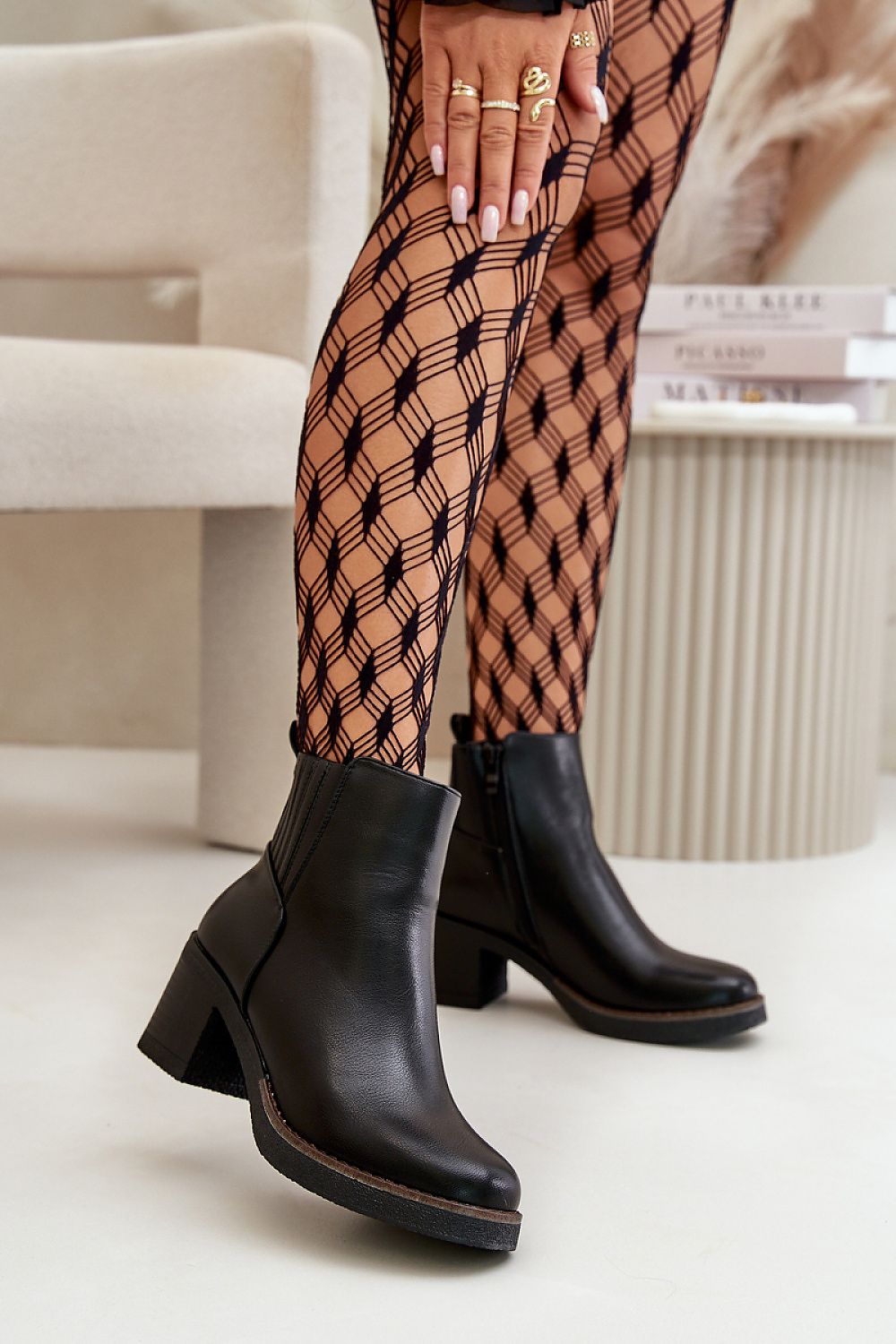  Laarsjes met hoge hak model 199403 Step in style 