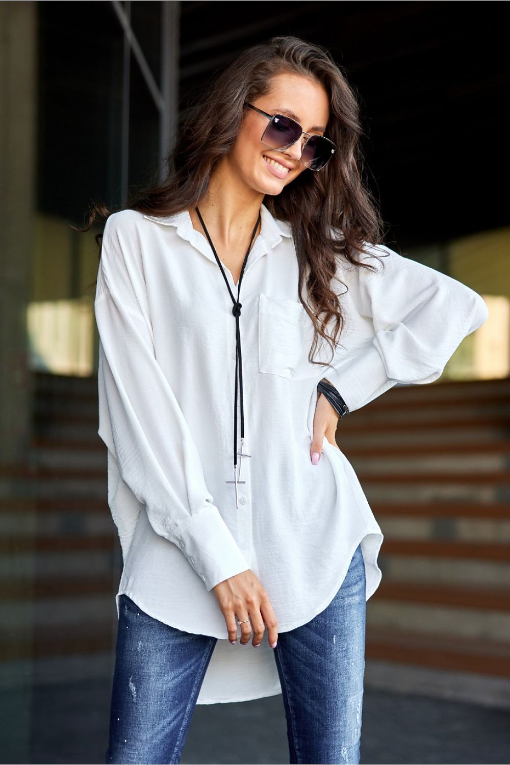  Overhemd met lange mouwen model 199476 Roco Fashion 
