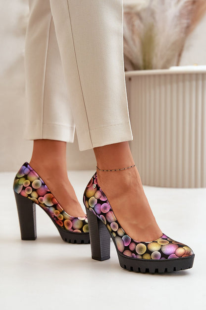  Pumps met dikke hak model 199812 Step in style 