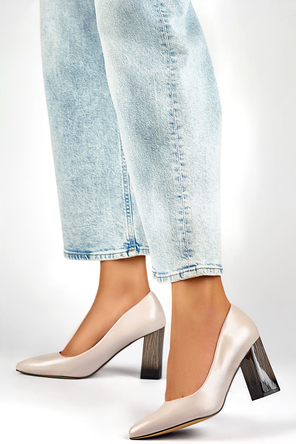  Pumps met dikke hak model 200293 PRIMO 