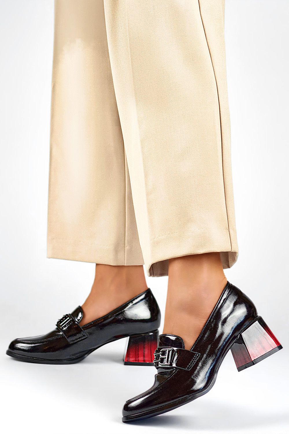  Pumps met dikke hak model 200446 PRIMO 