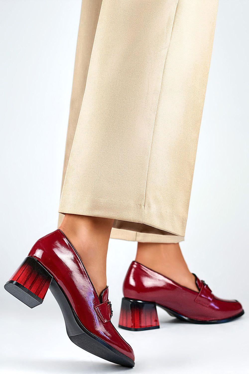  Pumps met dikke hak model 200447 PRIMO 