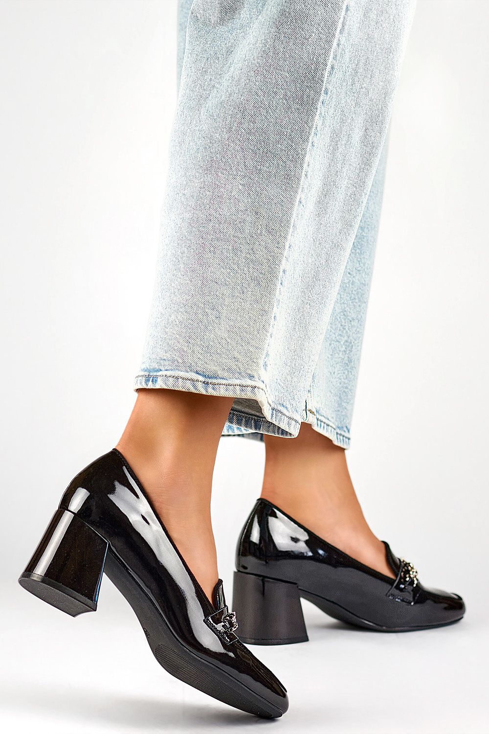  Pumps met dikke hak model 200451 PRIMO 