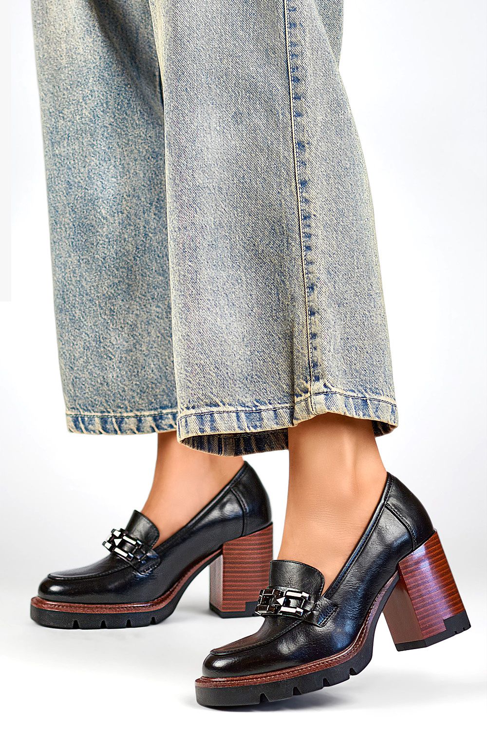  Pumps met dikke hak model 200872 PRIMO 