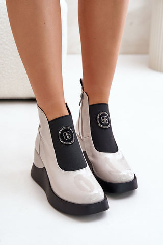  Laarsjes op sleehak model 201022 Step in style 