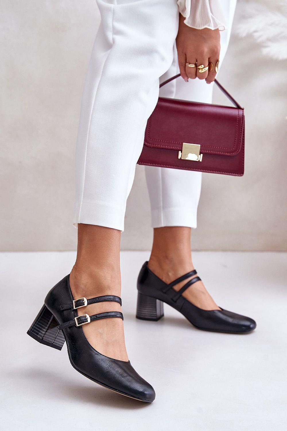  Pumps met dikke hak model 201324 Step in style 