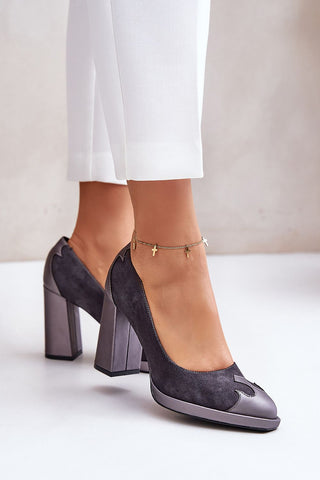  Pumps met dikke hak model 201727 Step in style 