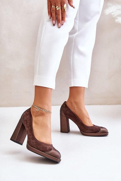  Pumps met dikke hak model 201728 Step in style 