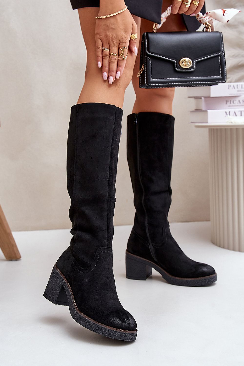  Laarzen met hoge hakken model 202103 Step in style 
