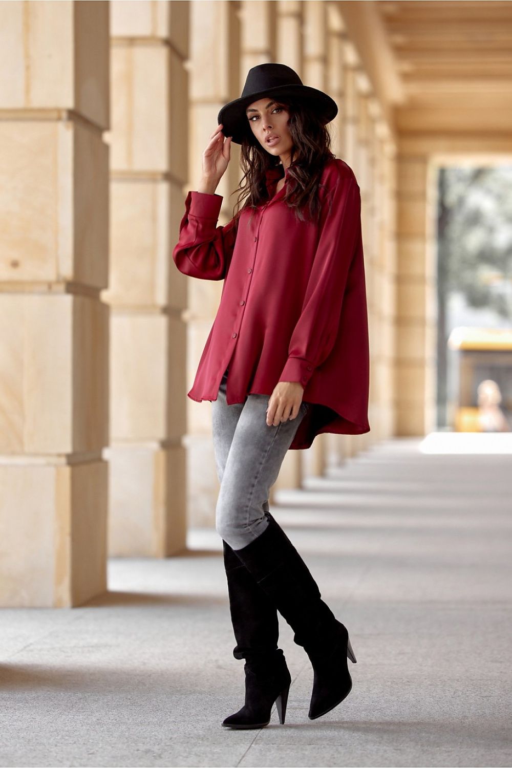  Overhemd met lange mouwen model 203283 Roco Fashion 