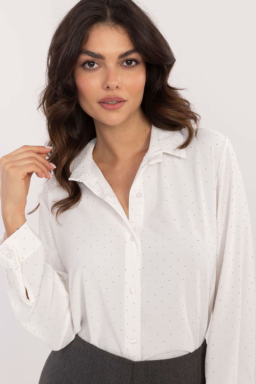  Overhemd met lange mouwen model 203311 Italy Moda 