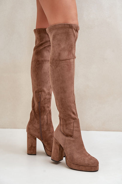  Laarzen met hoge hakken model 203507 Step in style 