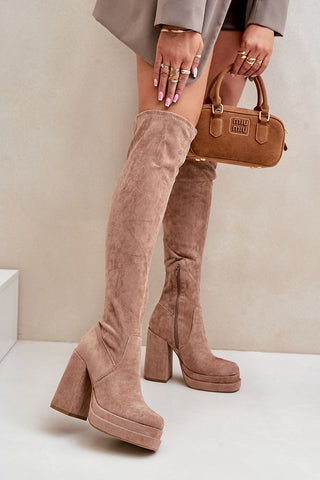  Laarzen met hoge hakken model 203518 Step in style 