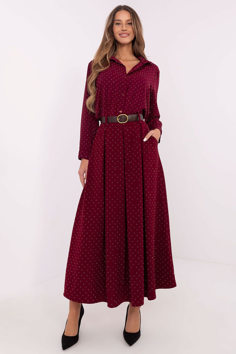  Lange rok model 203954 Italy Moda 