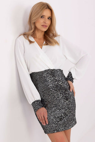  Korte jurk model 204356 Italy Moda 
