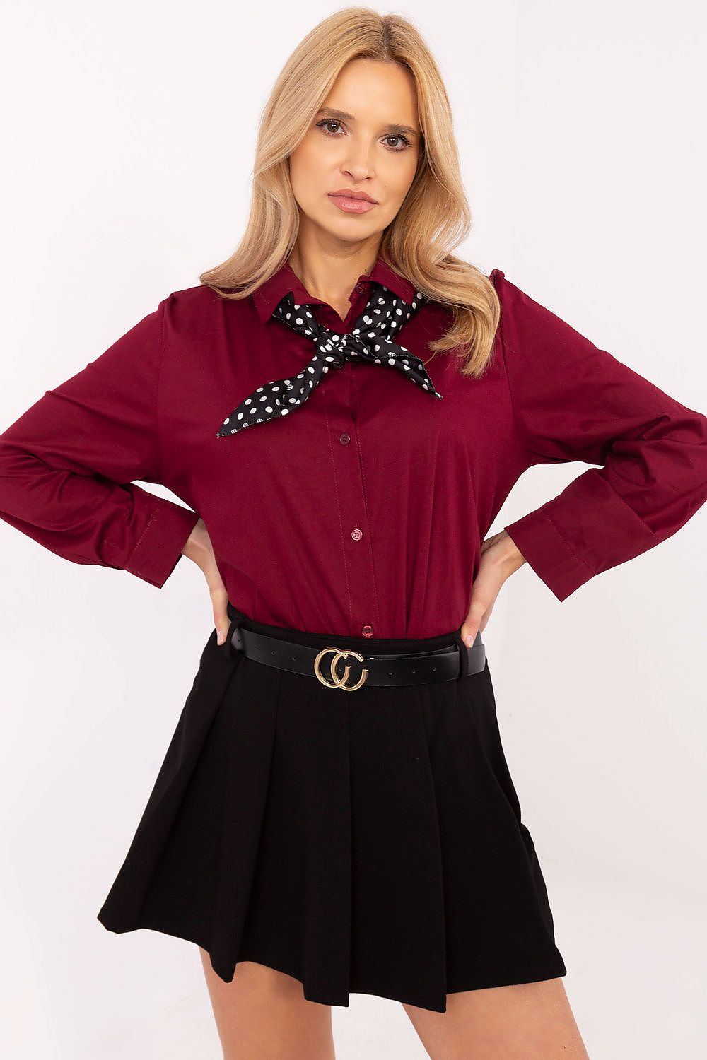  Overhemd met lange mouwen model 204365 Italy Moda 