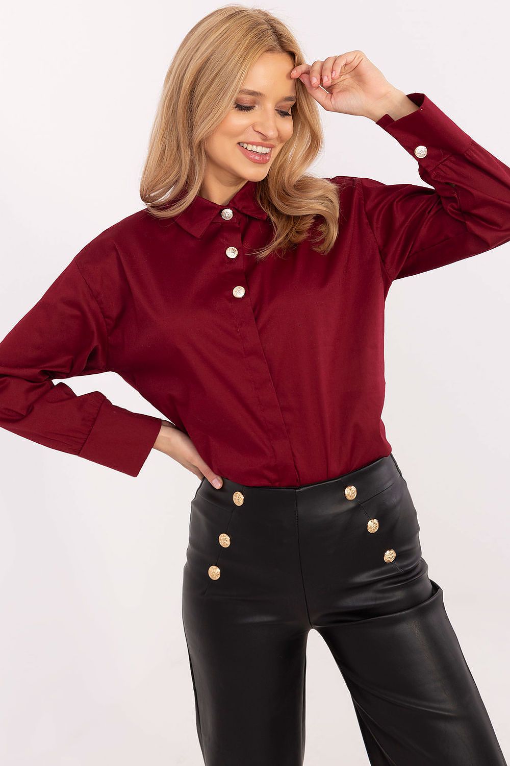  Overhemd met lange mouwen model 204366 Italy Moda 