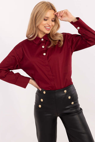  Overhemd met lange mouwen model 204366 Italy Moda 