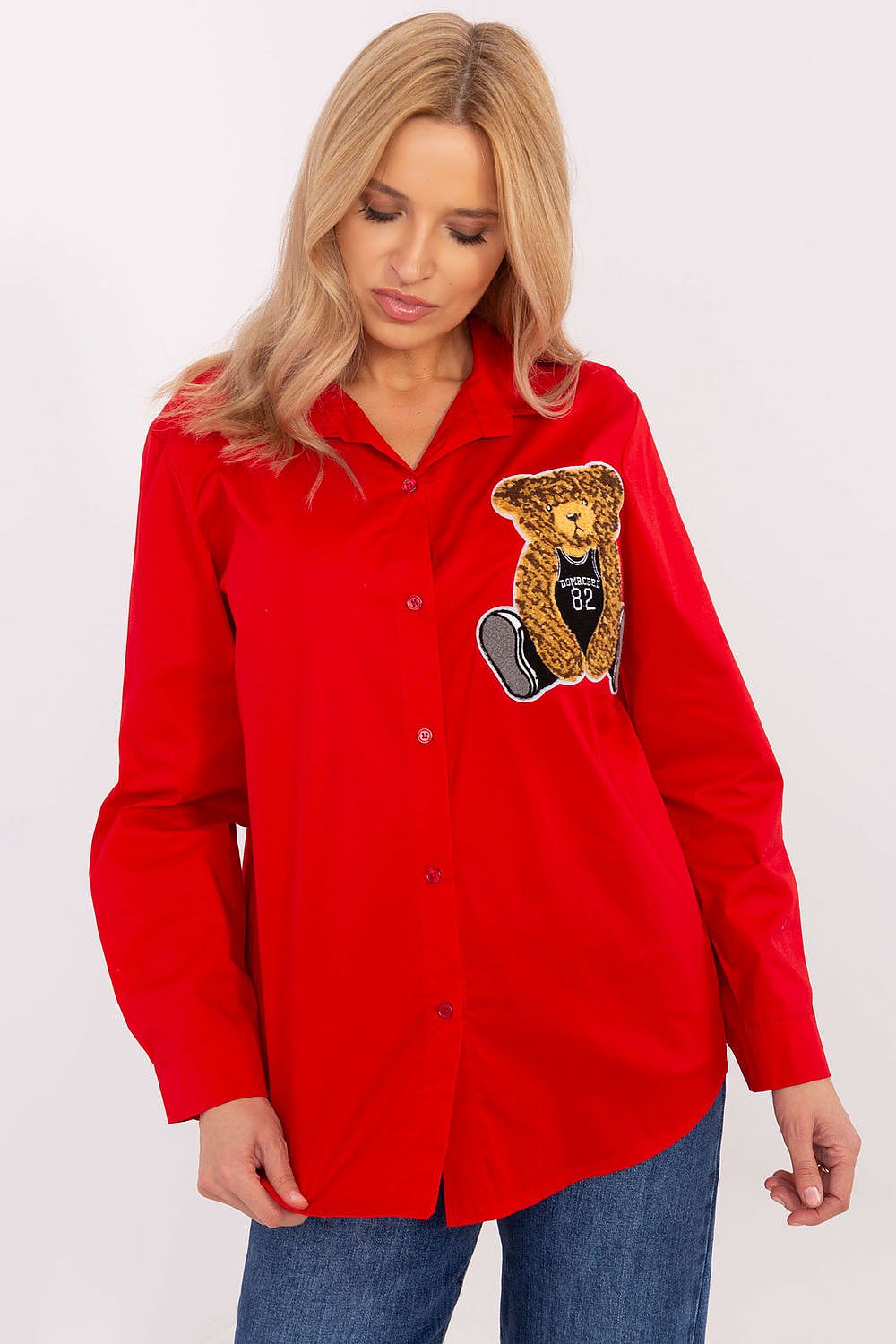  Overhemd met lange mouwen model 204386 Italy Moda 